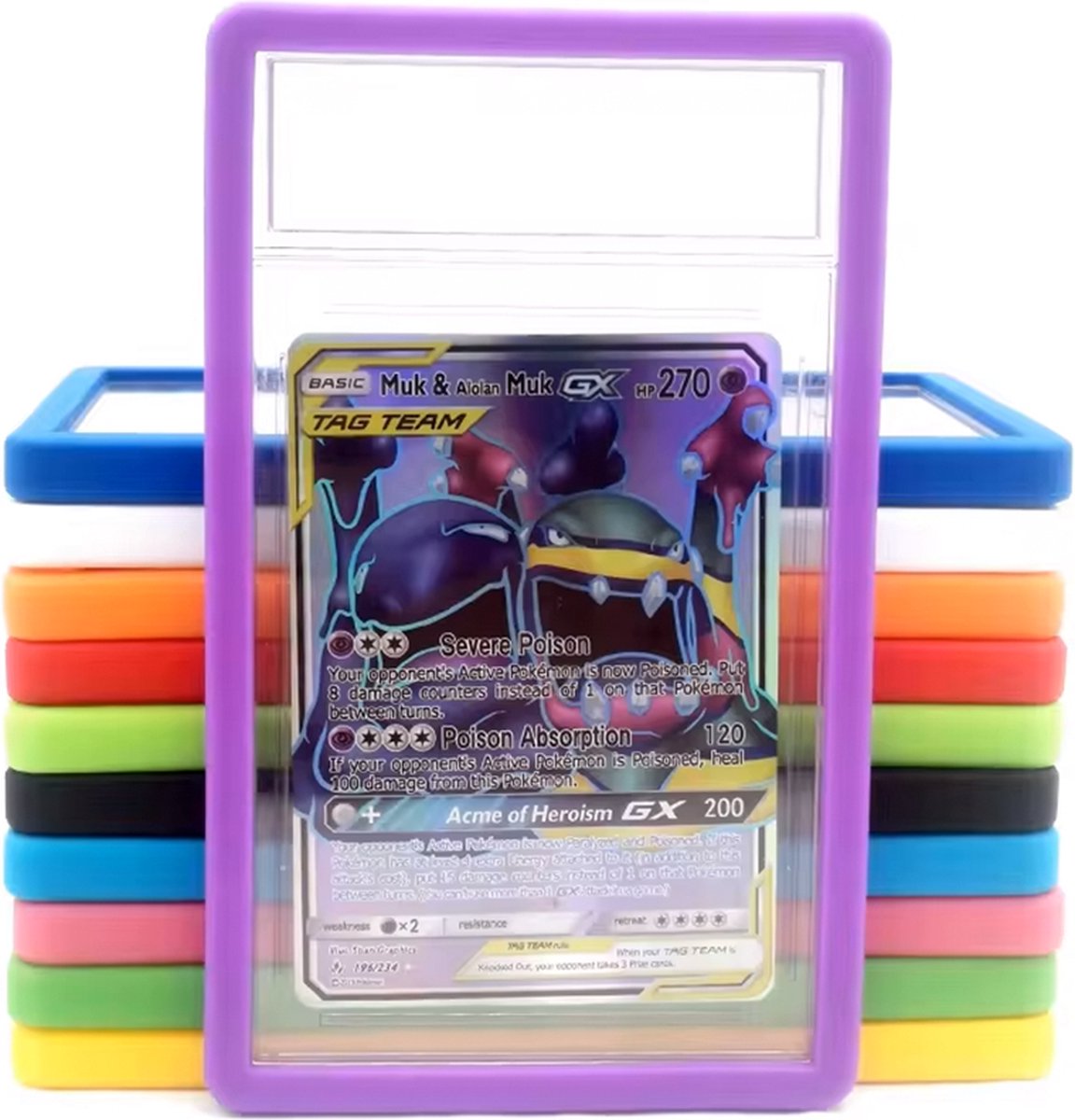 Slab beschermhoes Paars | Slab Cover | Slab | Beschermhoes | Slab Protector | PSA Case | PSA | TCG | Pokémon | Yu-Gi-Oh! | Cardgame | Trading Card Game | Lorcana | Magic the Gathering | One Piece